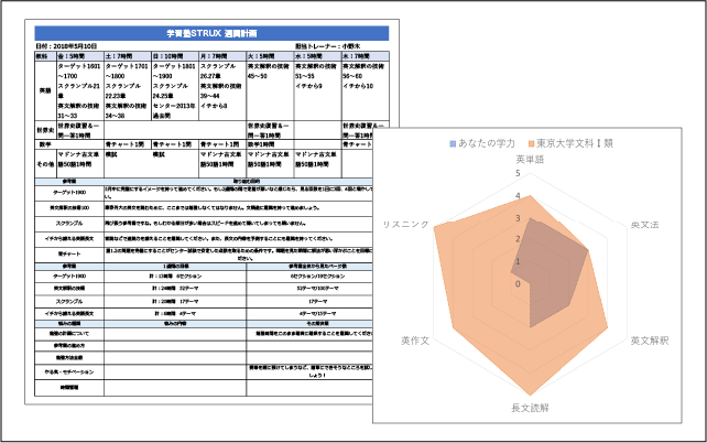 【目的別に探す】個別指導塾おすすめ人気ランキング【2026最新】 52 STRUXの学習計画書